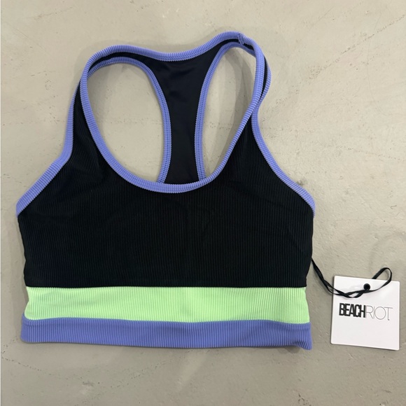 Beach Riot Marianne Ribbed Sports Bra - Picture 4 of 6